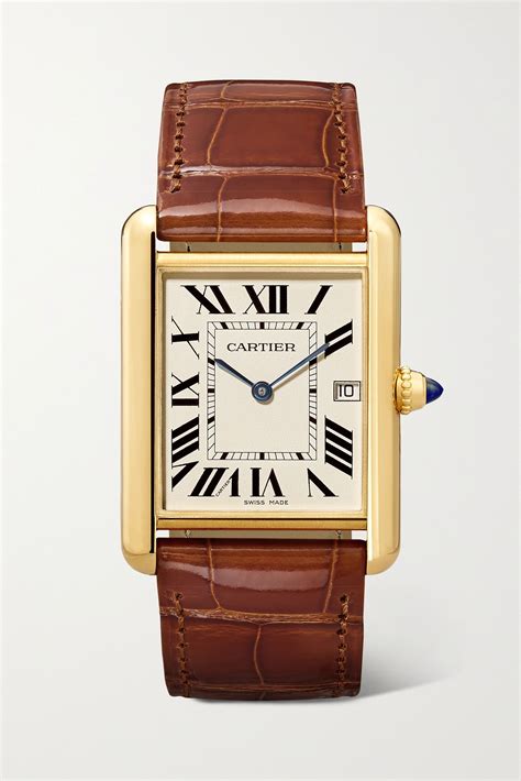 cartier tank gold